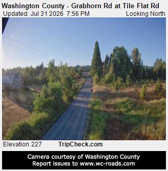 Grabhorn Rd at Tile Flat Rd